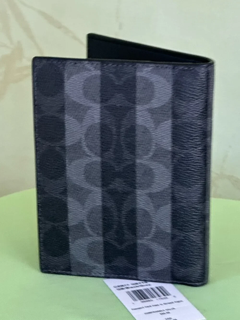 COACH PASSPORT CASE:NWT LEATHER w/CAR PRINT OR SIGNATURE CANVAS STRIPE:NWT